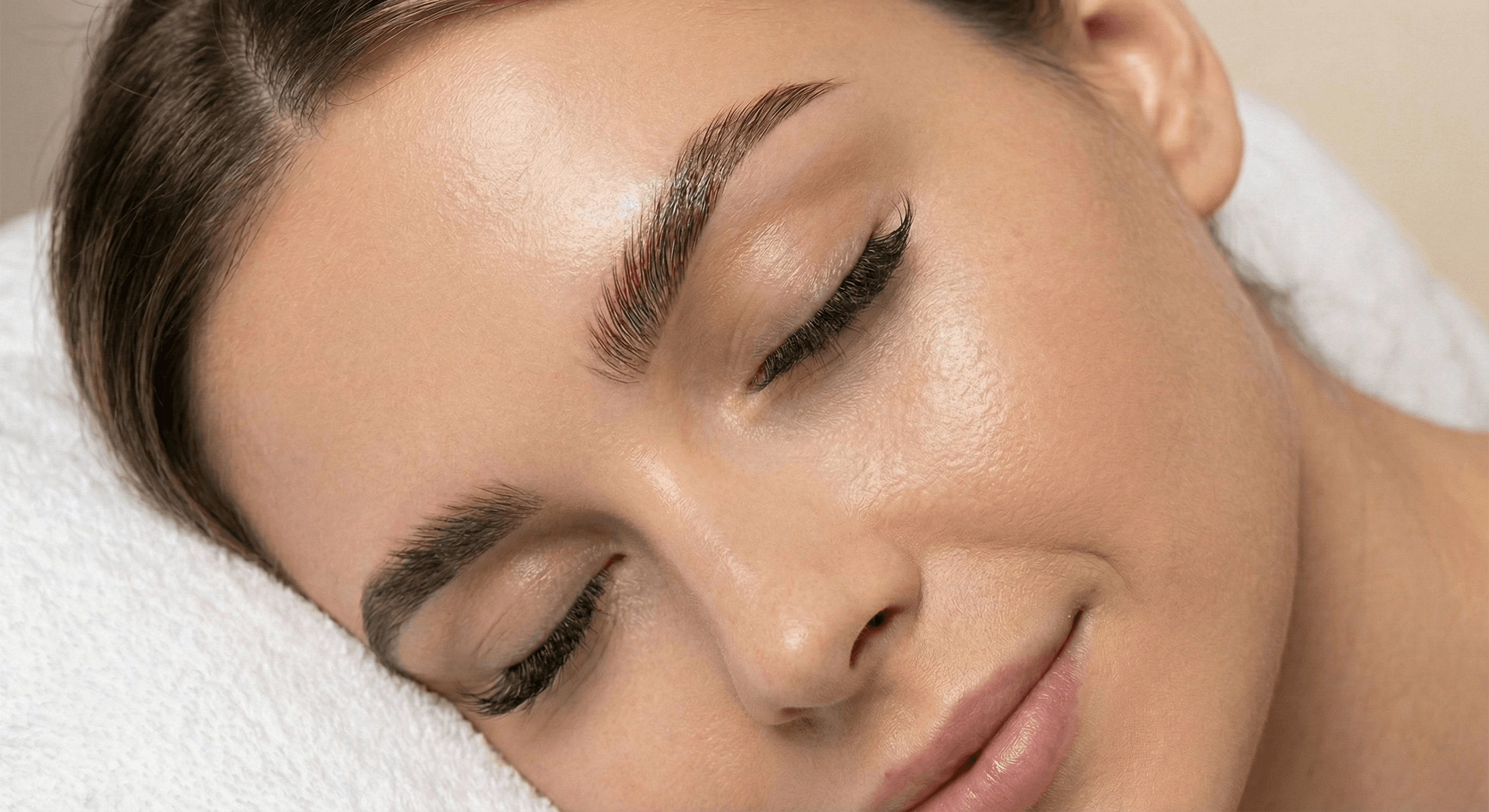 Professional beauty services client