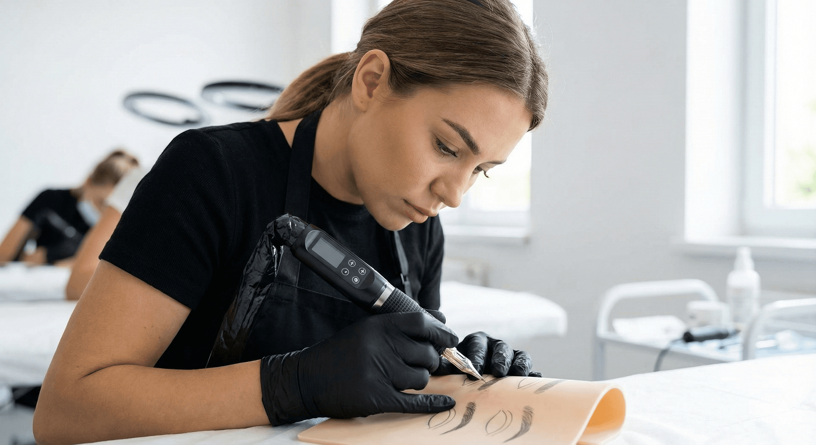 PMU training student practicing